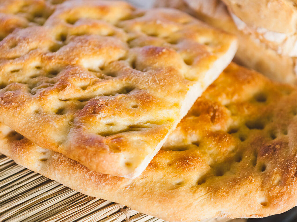 ITS__0010_Classic Tuscan Bread Focaccia Freshly Baked
