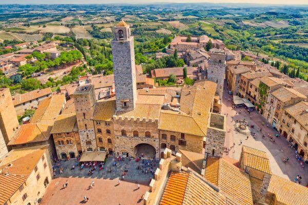 Top View Tuscany San Gimignano — Culinary tour of Italy by Italy Travel Specialist