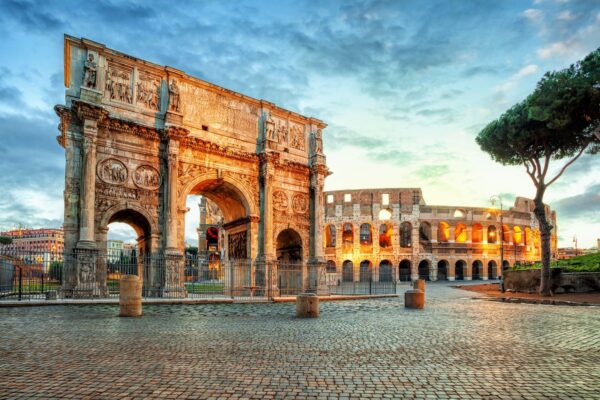 Arch Of Constantine And Colosseum In Rome — Central Italy journey by Italy Travel Specialist