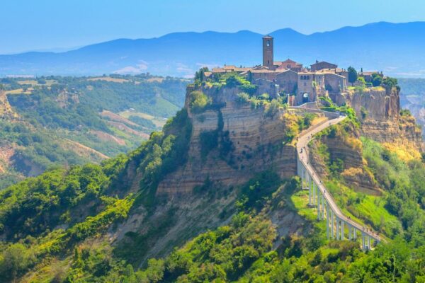 Panorama Of Medieval Village Of Bagnoregio In Tuscany — Central Italy journey by Italy Travel Specialist