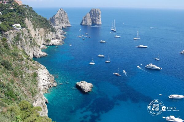 Capri Faraglioni — Best of Italy tour by Italy Travel Specialist